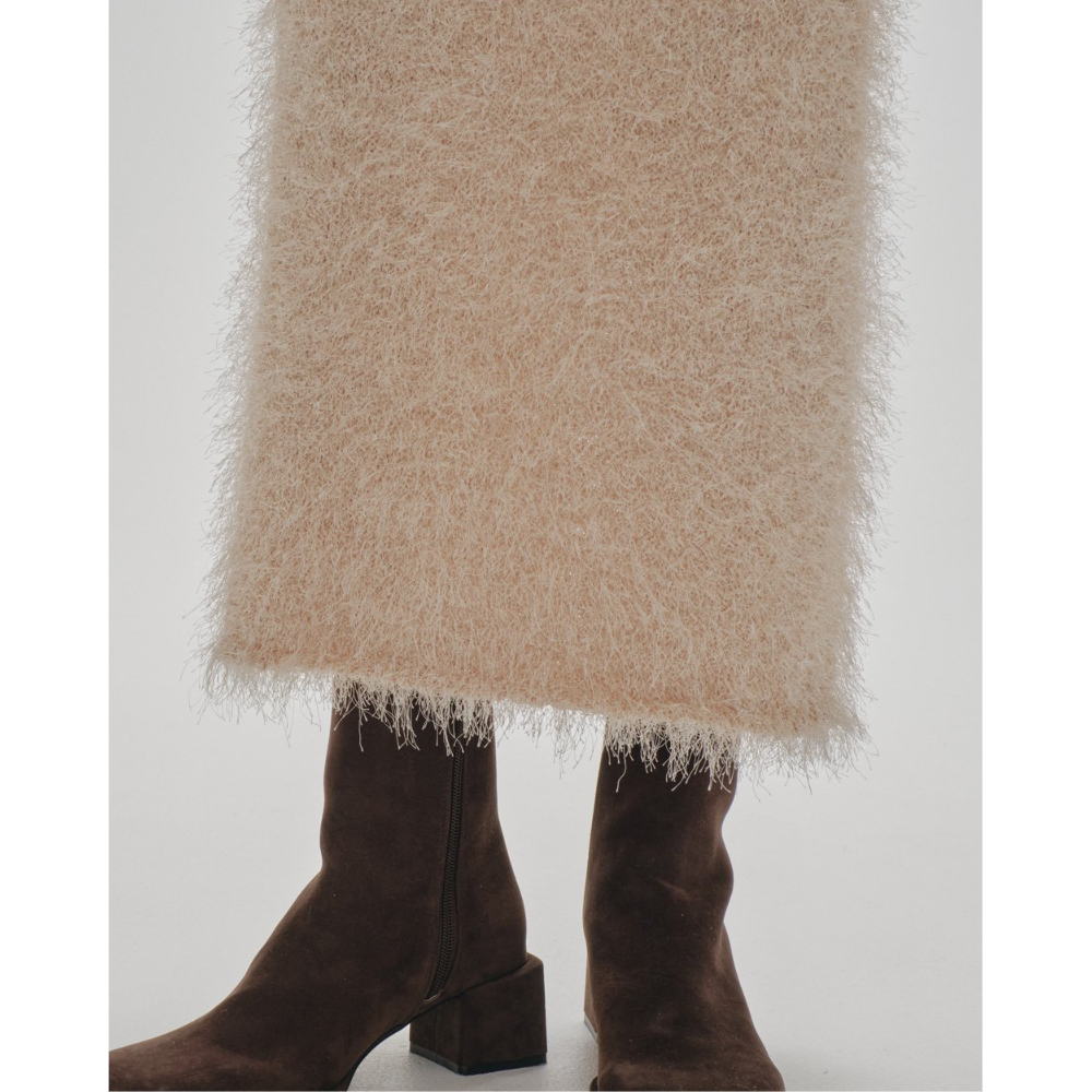 TODAYFUL】Shaggy Knit Skirt | selectshop kusukusu