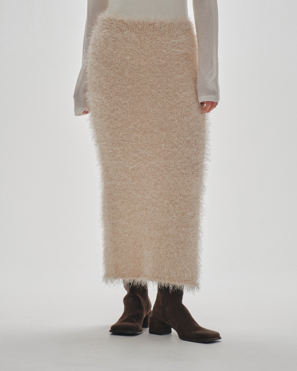 TODAYFUL】Shaggy Knit Skirt | selectshop kusukusu