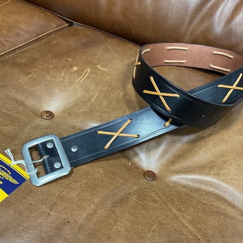 トイズマッコイ WILD ONE クロスステッチ レザーベルト TMA2107 32/34/