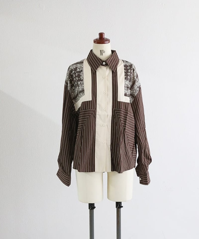 バンダナ柄シャツ(W5W1017o) | MWEZI by ZURIsol okinawa