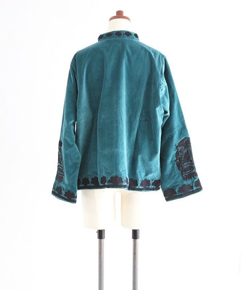 刺繍ベロアジャケット(5W36011E) | MWEZI by ZURIsol okinawa