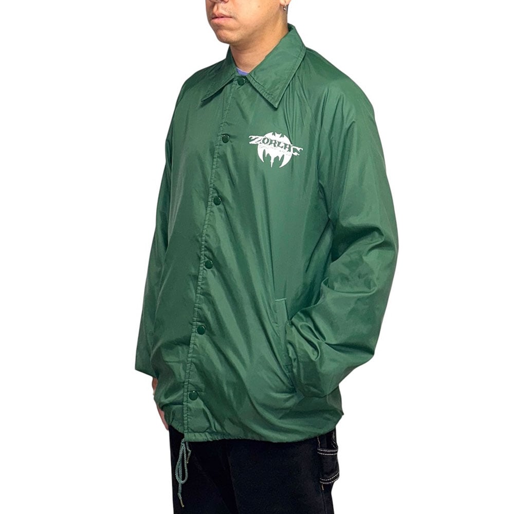 USED】80's-90's ZORLAC SKATEBOARDS Coach Jacket