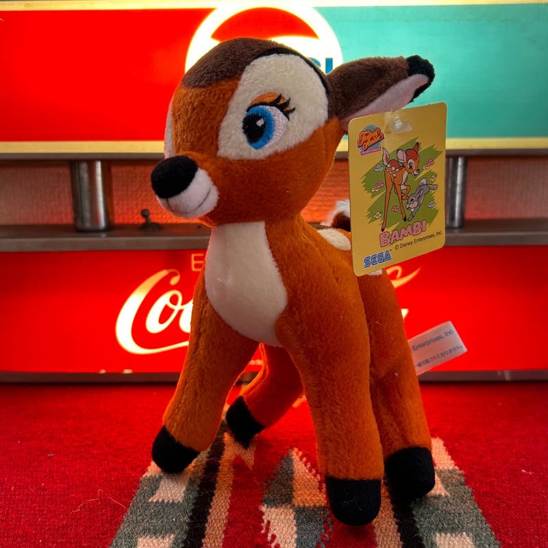 90s Walt Disney バンビ ぬいぐるみ “SEGA BAMBI”／ 1997年 タ