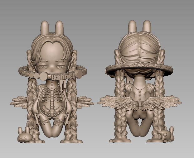 ちまちま、がぶりえる (未塗装未組み立てガレージキット) | 産婦人科M/SHOP