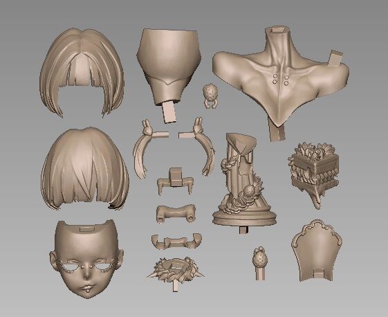 未塗装未組み立てガレージキット / しょーとけーき、とろとろ | 産婦人