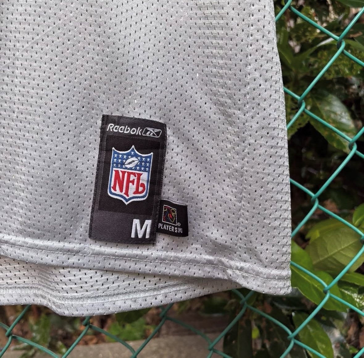 Reebok NFL レイダース メッシュゲームシャツ | CUSTOM FEVER