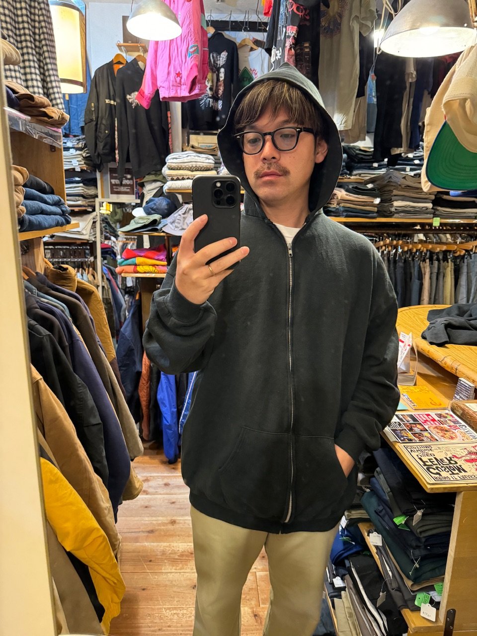 USA製 JERZEES ジップパーカー 黒 | CUSTOM FEVER