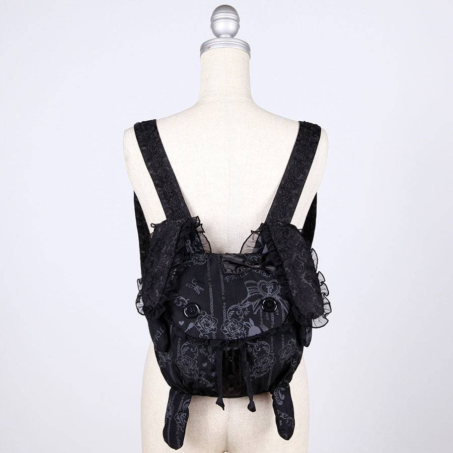 h.NAOTO/エイチ・ナオト Lovely Bunny Frill Backpack / B