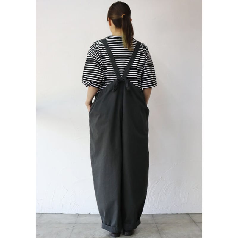 Brocante ブロカント 20sミニヘリンボンバンドルサロペット