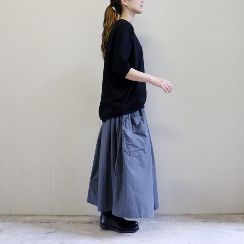 homspun ホームスパン バルキーシーチングダブルポケットギャザー