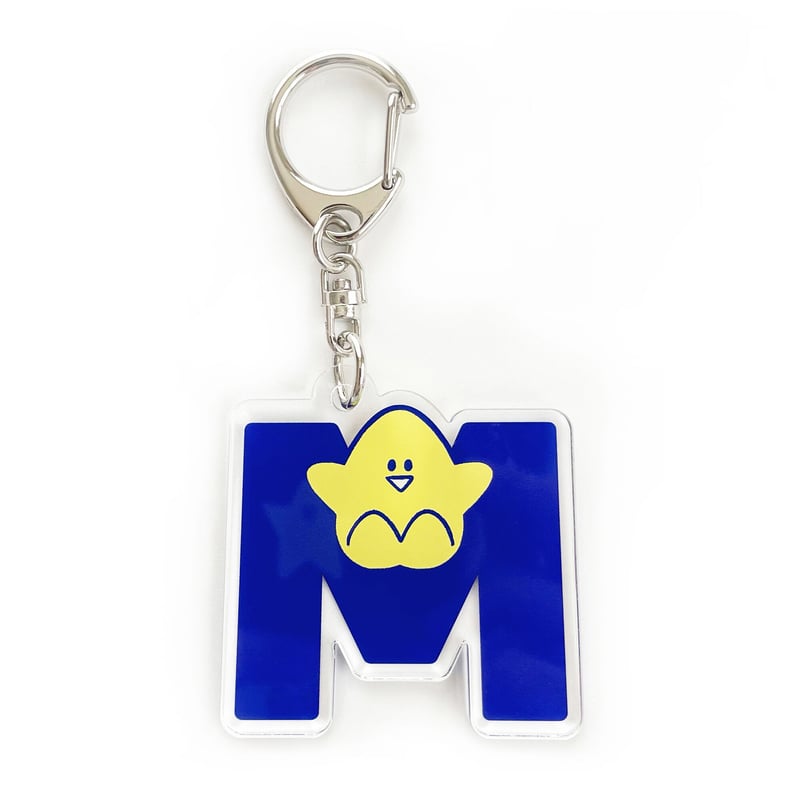 イニシャルキーホルダー M | SHEI'S SHOP