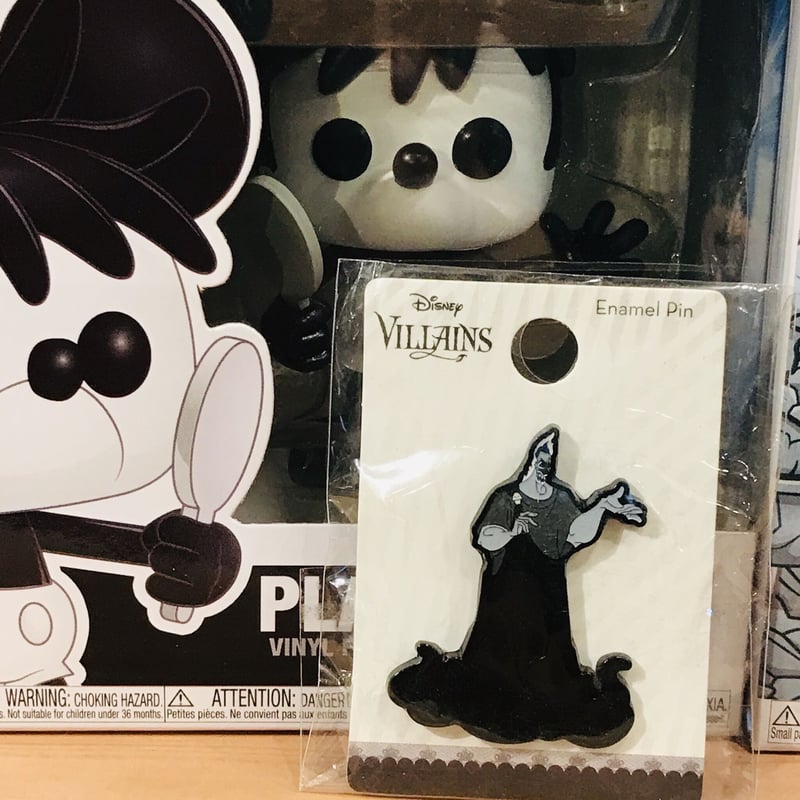 USA直輸入】DISNEY ヘラクレス ハデス 全身柄 ブラック ピン ピンズ