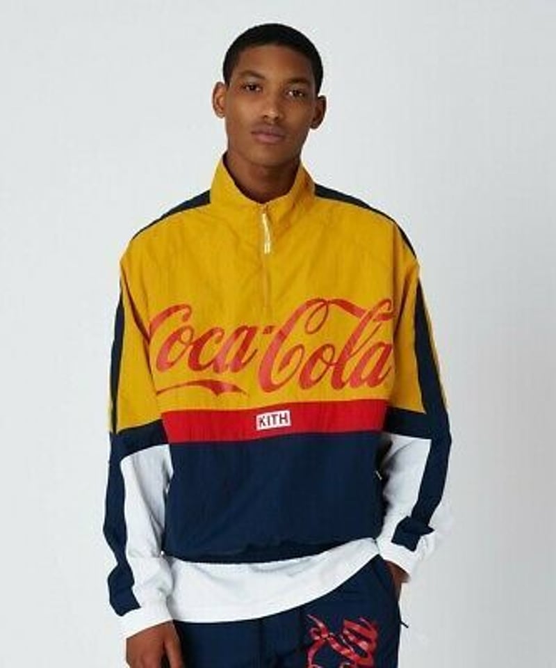 KITH × COCA-COLA Quarter-Zip Nylon Windbreaker