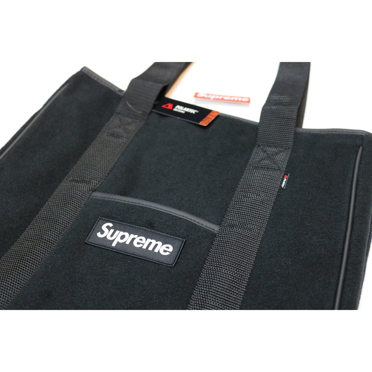 Supreme 2018 FW 18 AW Polartec tote bag Black シ