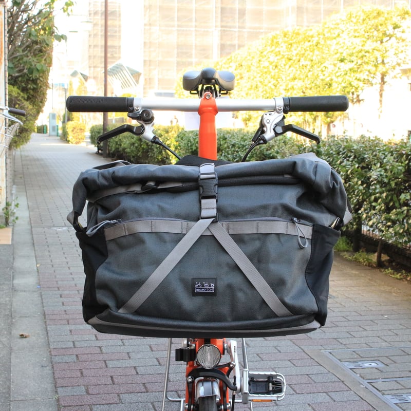 BROMPTON Roll Top Bag 28L [Dark Grey] | WADACYC