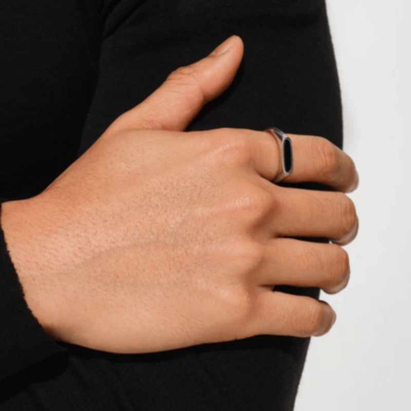 TOM WOOD Mario Ring Onyx #62 | UNKER