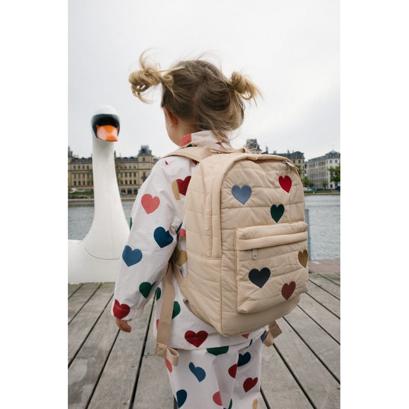 Konges Sløjd】JUNO QUILTED BACKPACK MIDI - FRAP