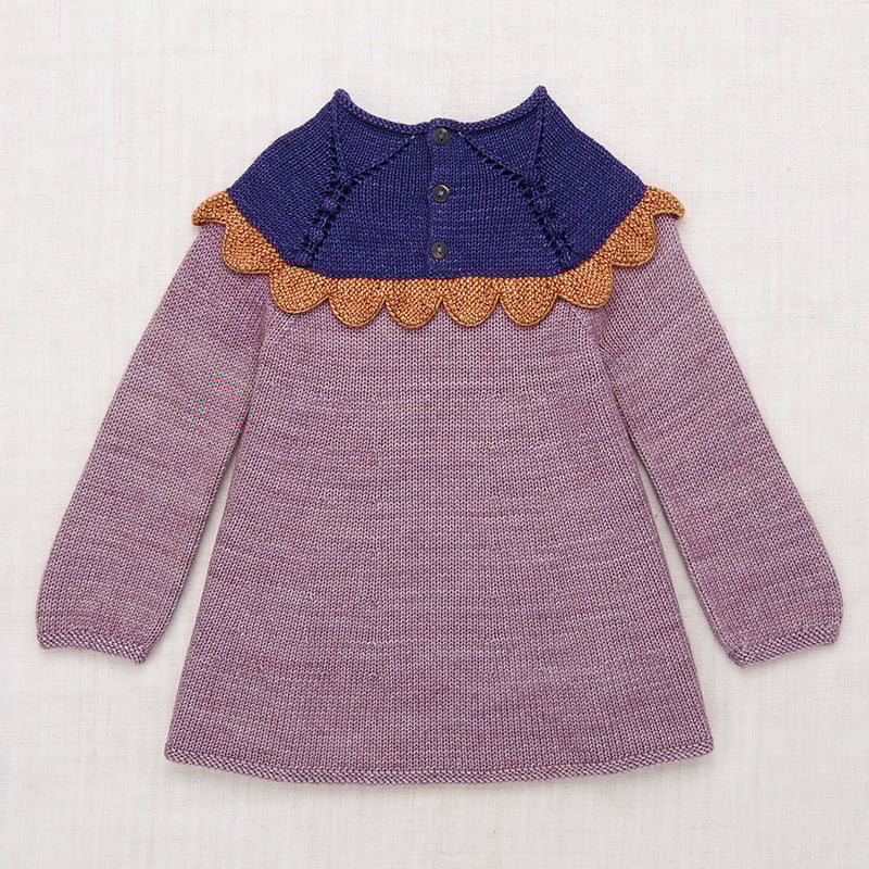 Misha & Puff / Scallop Yoke Tunic Dress - Periw