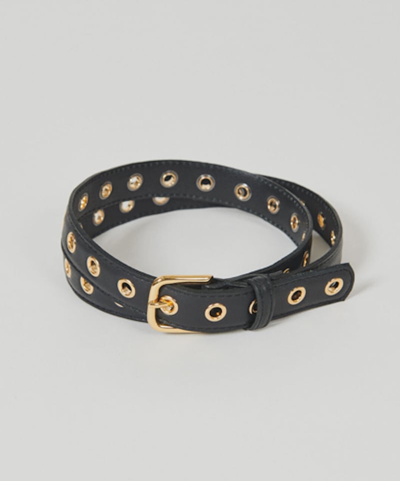 DIGAWEL × J.PRESS「CRST」 Black Leather Belt 【GO