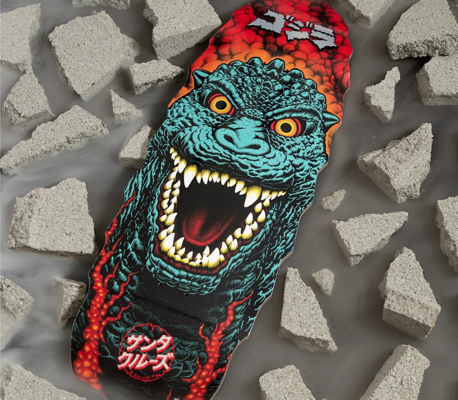 SANTA CRUZ x GODZILLA DESTROYER DECK (11 x 32in