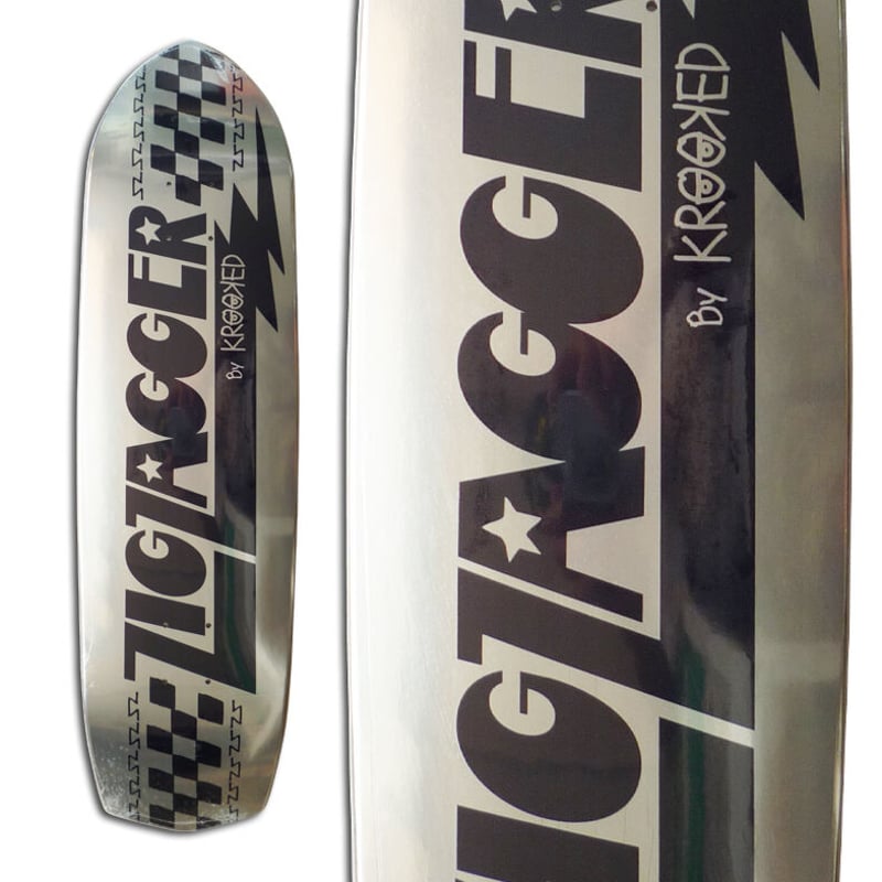 KROOKED ZIG ZAGGER DECK (8.62 x 32.18inch) SIL