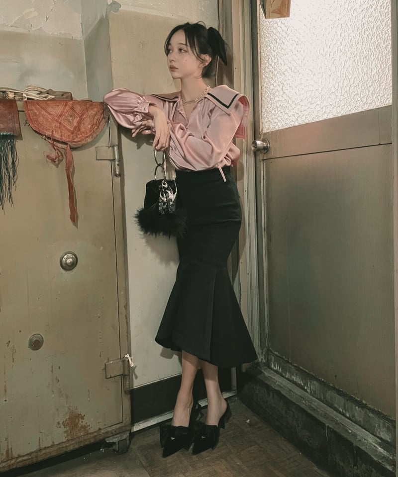 セーラーカラーブラウス / Sailor collar Blouse | FICTION TO