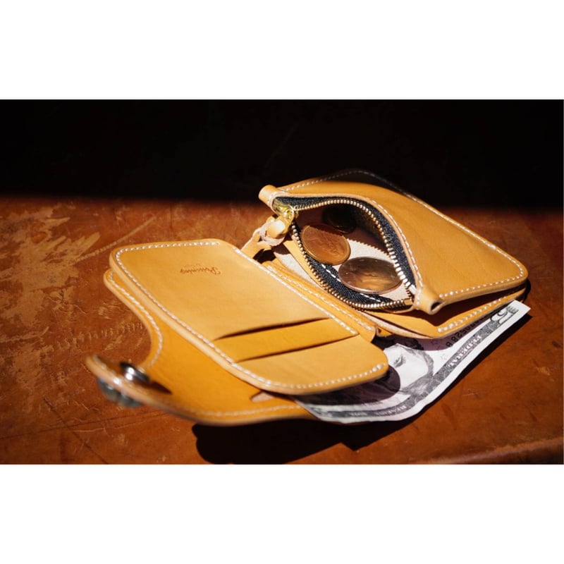 サドルレザー フラップショート ウォレット アポロコンチョ4タイプ