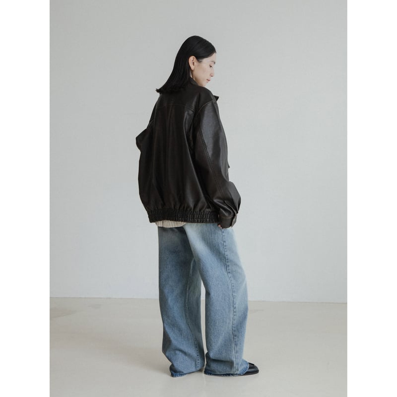 予約販売》ash fake leather jacket/2colors(unisex)_n