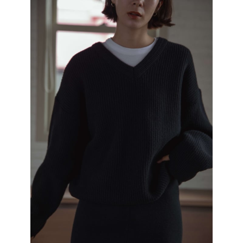NOKCHA original】v neck mannish knit pullover/3
