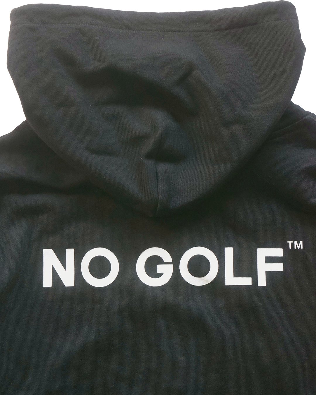 NO GOLF ZIP HOODIE - Black | CLUBHAUS | クラブハウス