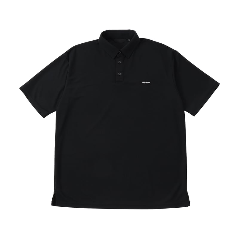 MIZUNO Box Logo Polo - Black | CLUBHAUS | クラブハウス