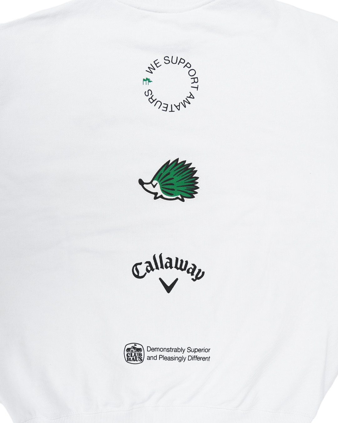 Callaway + CLUBHAUS Crewneck Sweat - White | CL