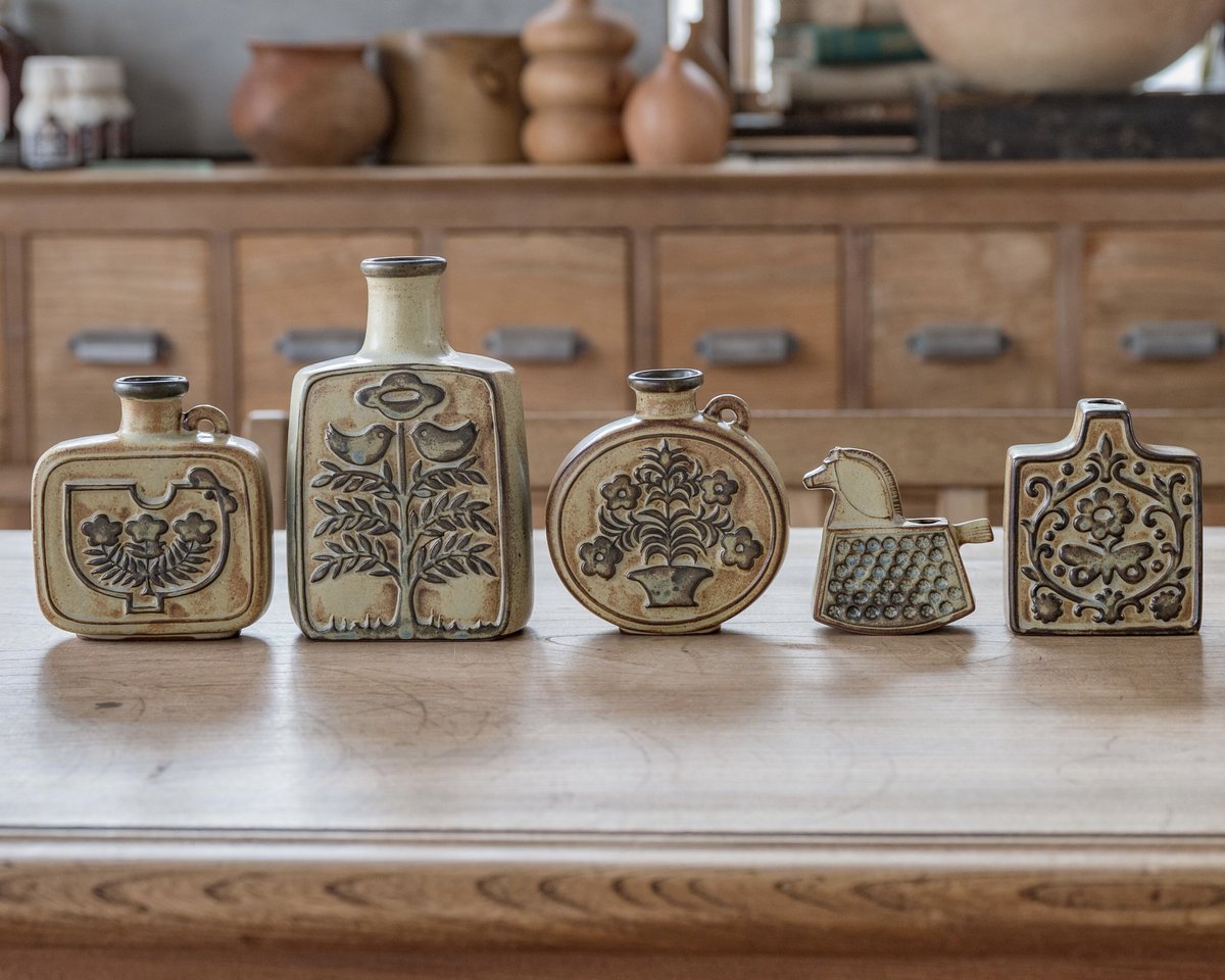 リバーシブル花器(arabesque round)【かしわ窯】 | ドライフラワーと