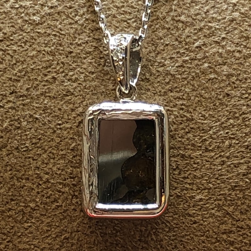 パラサイトイミラック隕石®️PT900ダイヤモンドネックレス】〜量