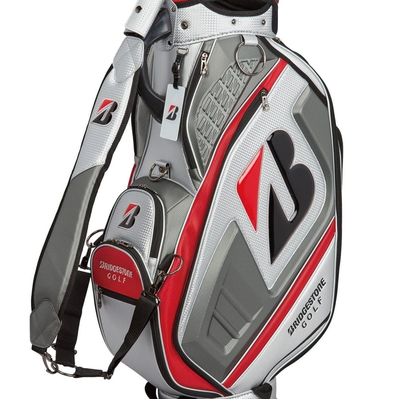 BRIDGESTONEゴルフ ツアーレプリカキャディバッグ シルバー | Bose Iron