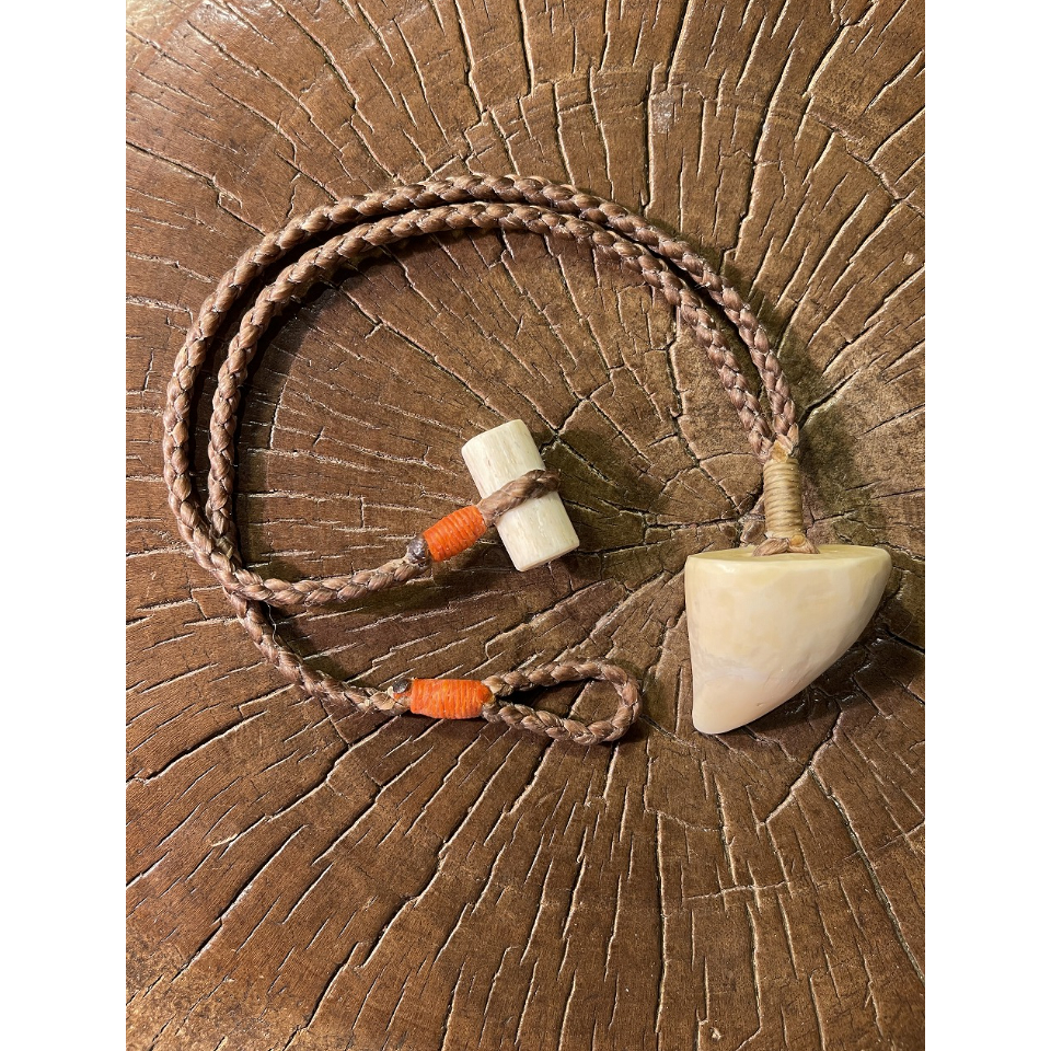 ボーンカービング鯨歯ネックレス WL-368 | Ocean's Bone Carvings