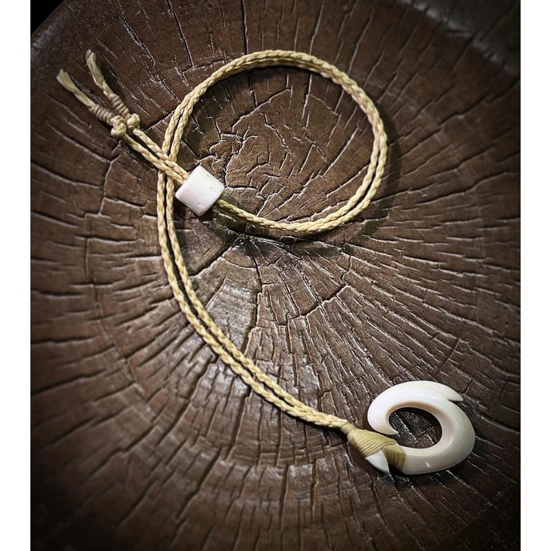 ボーンカービング鯨歯ネックレス WL-323 | Ocean's Bone Carvings