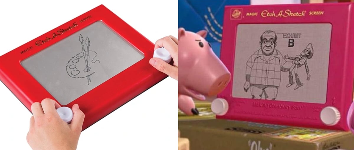 トイストーリー』でもお馴染み お絵描きおもちゃ「エッチアスケッチ