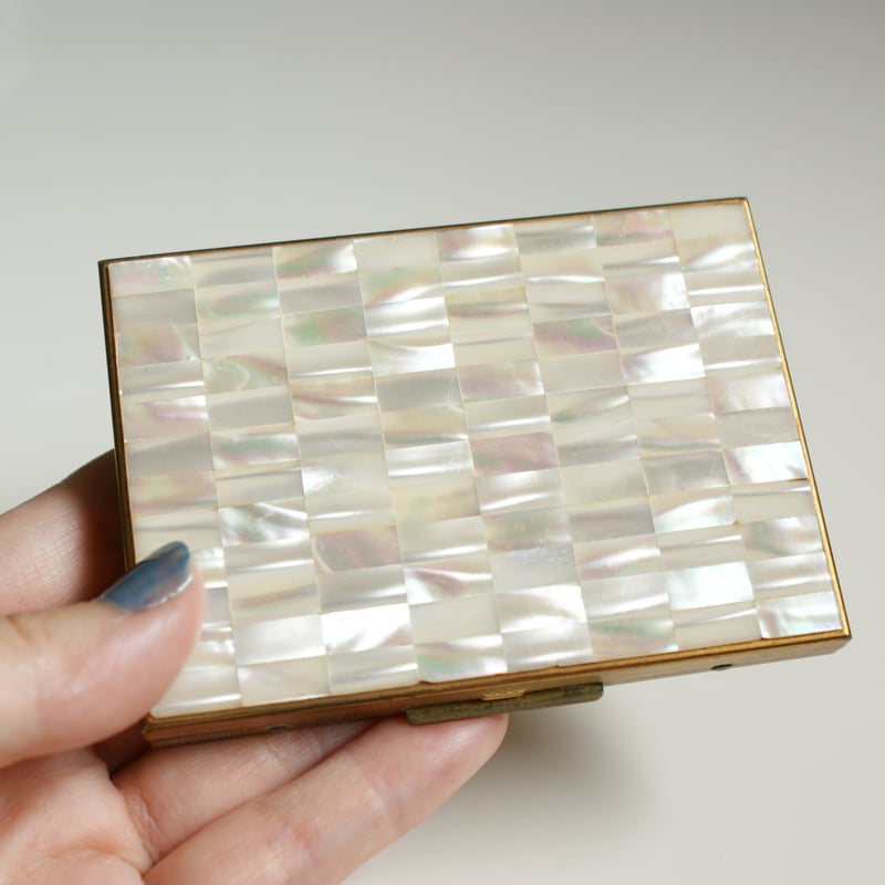 シェル マザーオブパール 白蝶貝 シガレットケース / ヴィンテージ