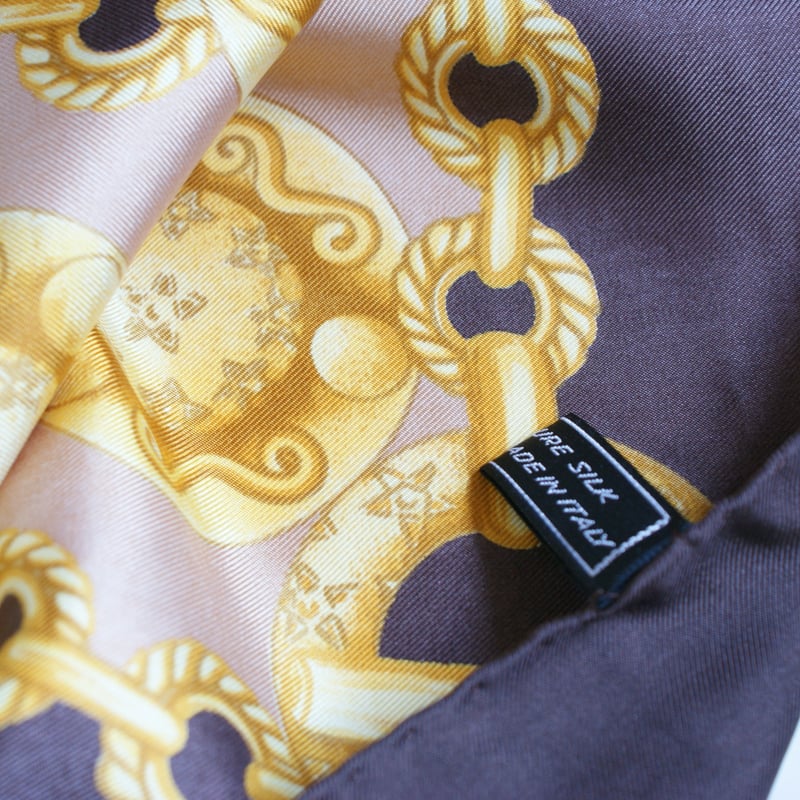 CELINE セリーヌ イタリア製 100％シルク コスチュームジュエリー