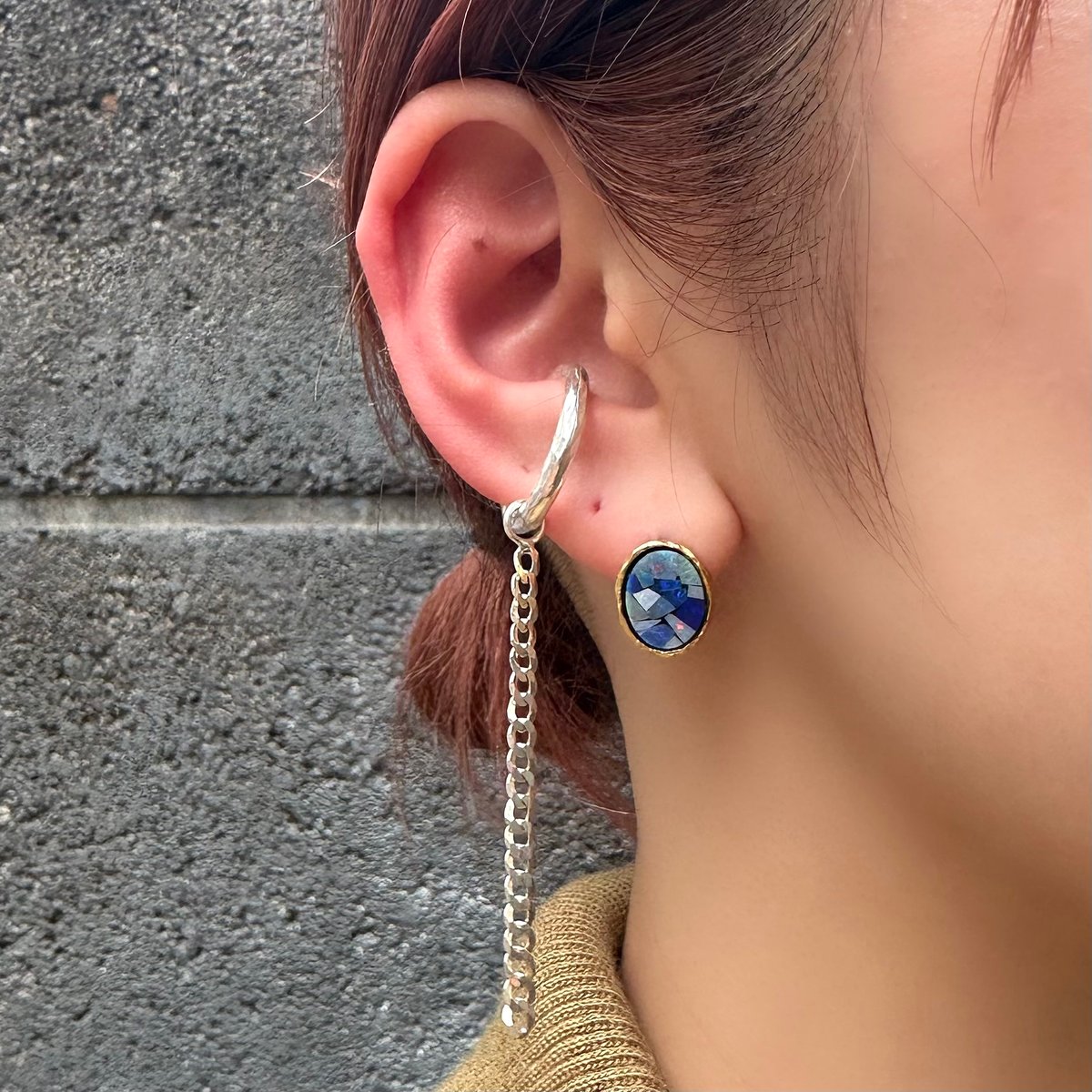 Mosaic opal pierce (Set) | nananbijouxxx