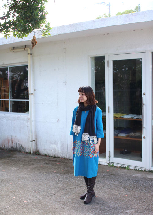 ミナ ペルホネン flower diamond -blue- ドレス | Shoka: