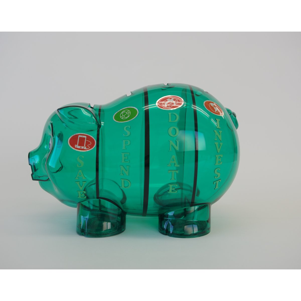 ハッピー・マネー®のピギーちゃん(Piggy Bank ピギーバンク)（同色12個