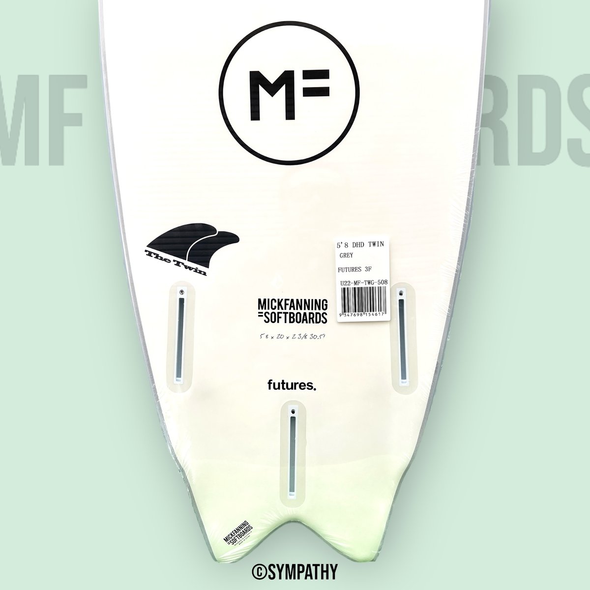 MFsoftboards DHD TWIN 5'8
