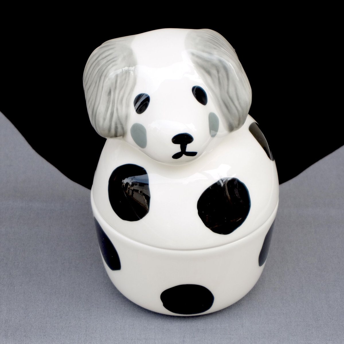 マリメッコ marimekko 70周年記念 フィギア/入れ物（Pilkkuhauva）新品