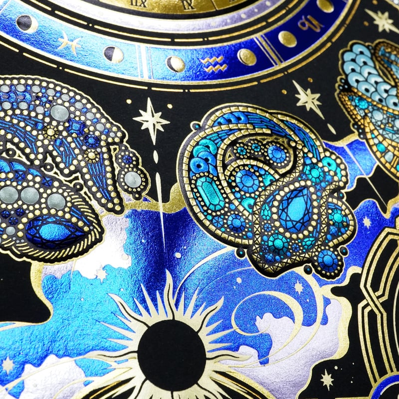 受注生産品 】 大箔力の技術 『 25色箔押し立体ポスター 』 | コスモ