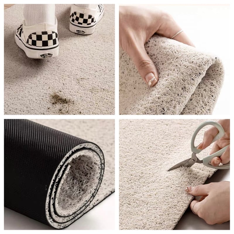 カラフル ドット柄 玄関 マット 全4色 50×80 泥落とし | 70PARK