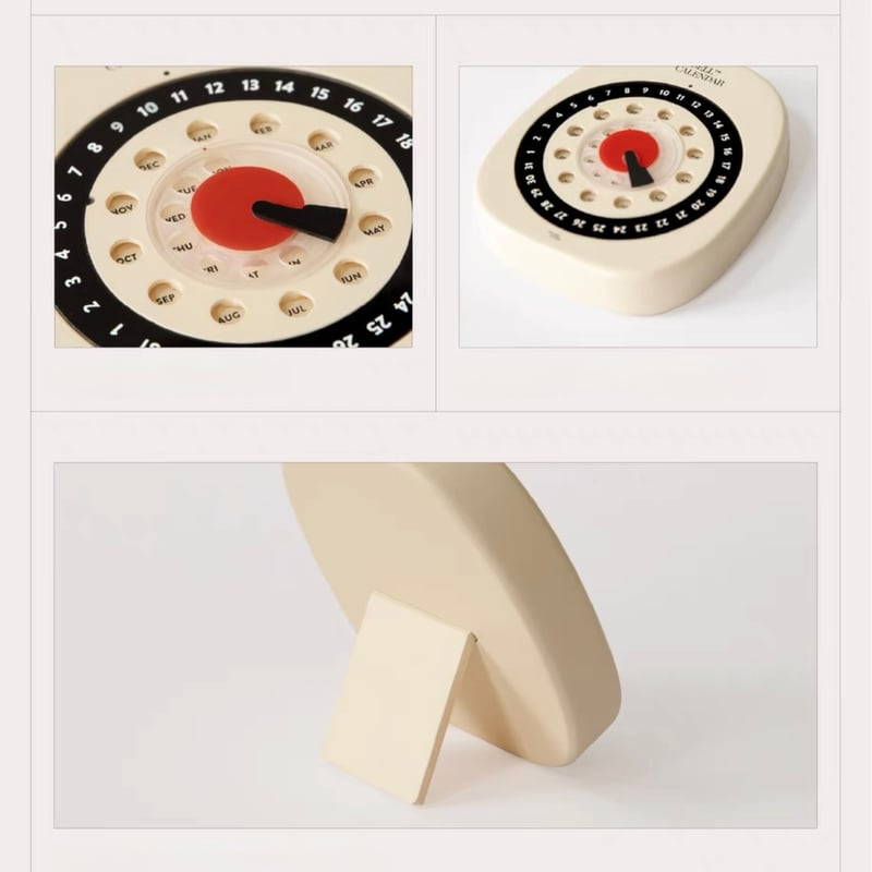 レトロ ダイヤル 卓上 万年 カレンダー | 70PARK