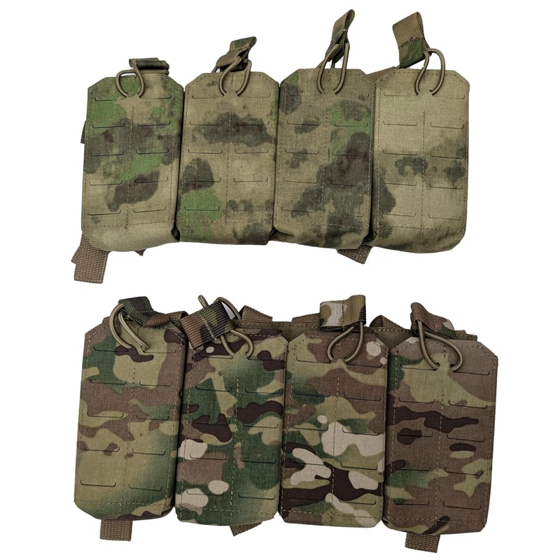 GearCraft製 4連 AK マガジンポーチ Molle 各迷彩 | ロシアの梅
