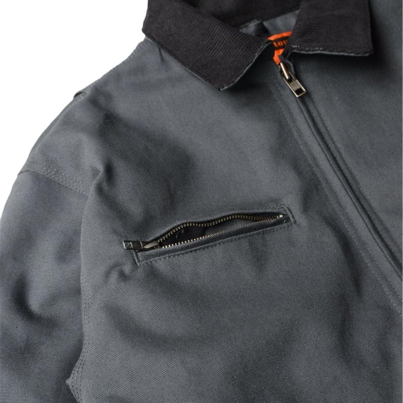 Corner Stone Duck Cloth Work Jacket - Charcoal